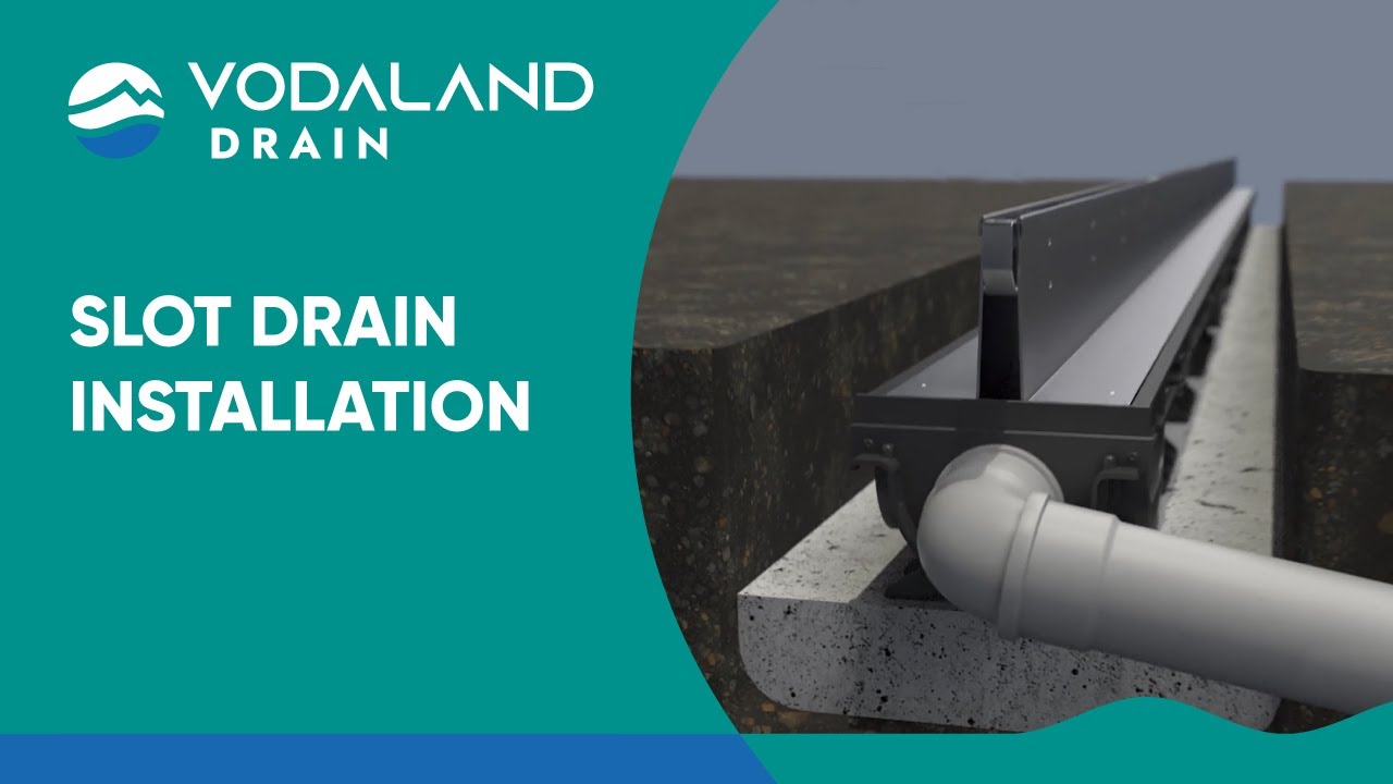 Vodaland - Slot-Drain System Installation
