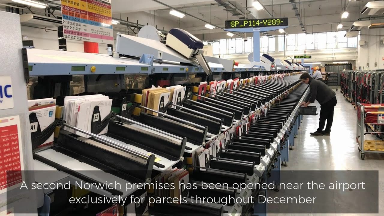 Watch: Royal Mail sorting centre during the busiest week of the year