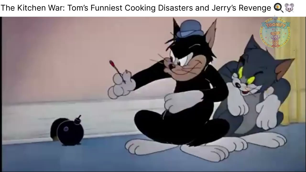 The Kitchen War: Tom’s Funniest Cooking Disasters and Jerry’s Revenge 🍳🐭