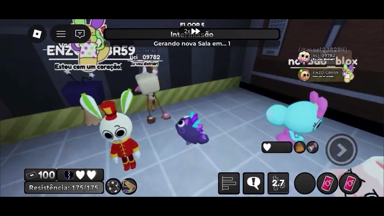 Testando o pebble(jogando com ele;—-;)#dandyword#roblox#maincharacter#pebble