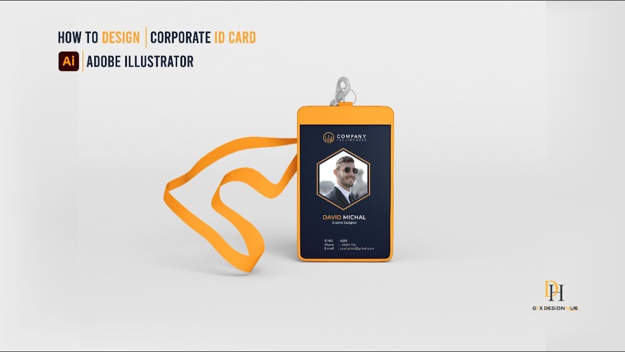 How to design corporate ID card | using adobe illustrator 2022
