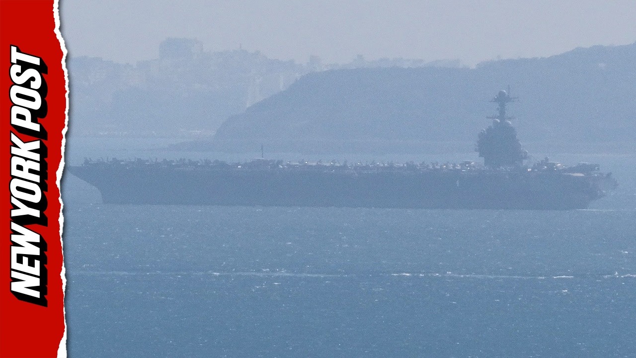 USS Gerald R. Ford Spotted in Mediterranean Sea as Iran Strike Fears Grow