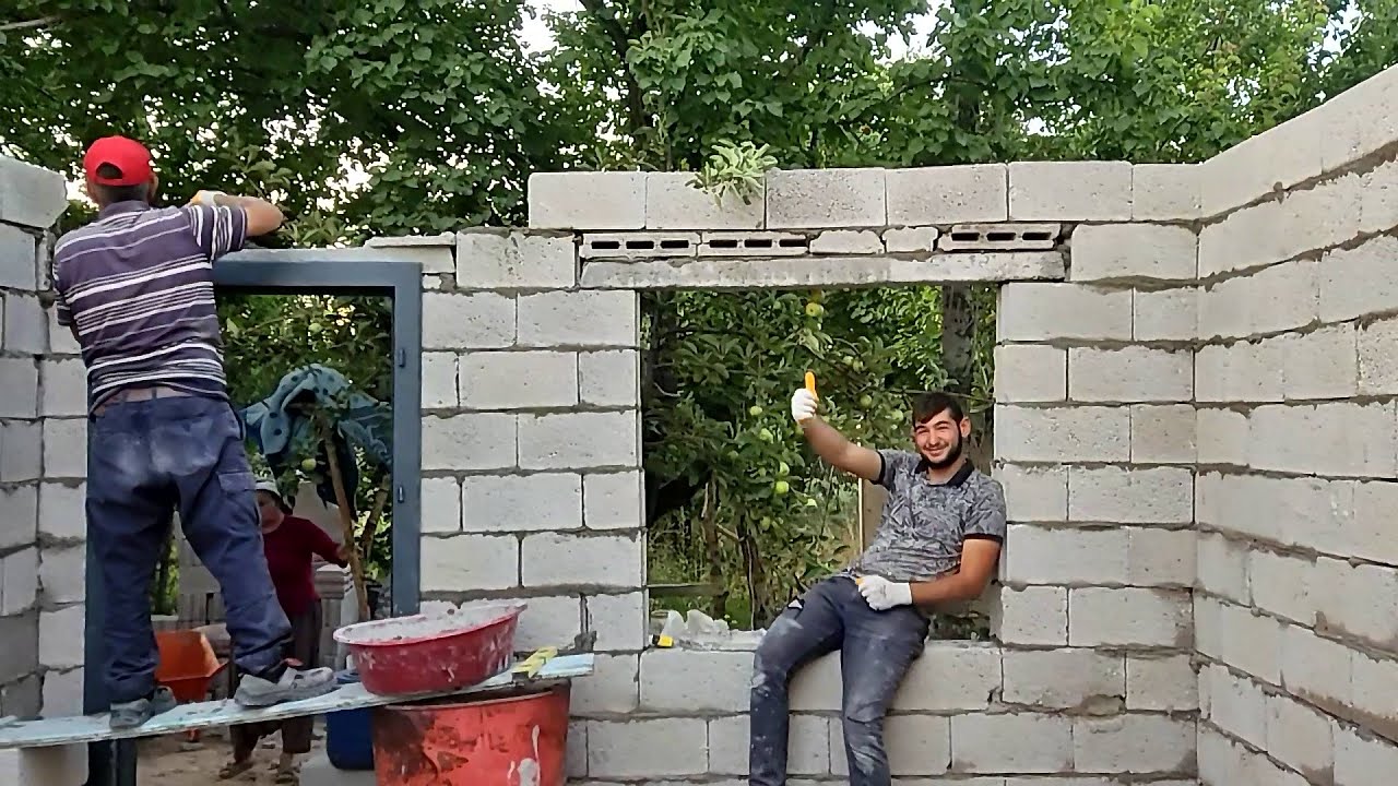 ВИНОГРАДНИКОВ - ЗАПОЛНЕНИЕ ПОЛА И КЛАДКА - ЧЕРНОВОЕ СТРОИТЕЛЬСТВО ЗАВЕРШЕНО - ЧАСТЬ 4