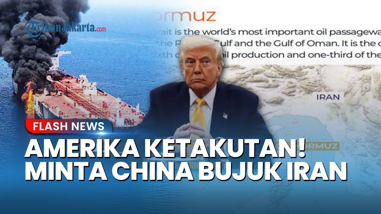 AS Ketar-ketir Setelah Hantam Nuklir Iran, Minta China Bujuk Iran Cegah Penutupan Selat Hormuz