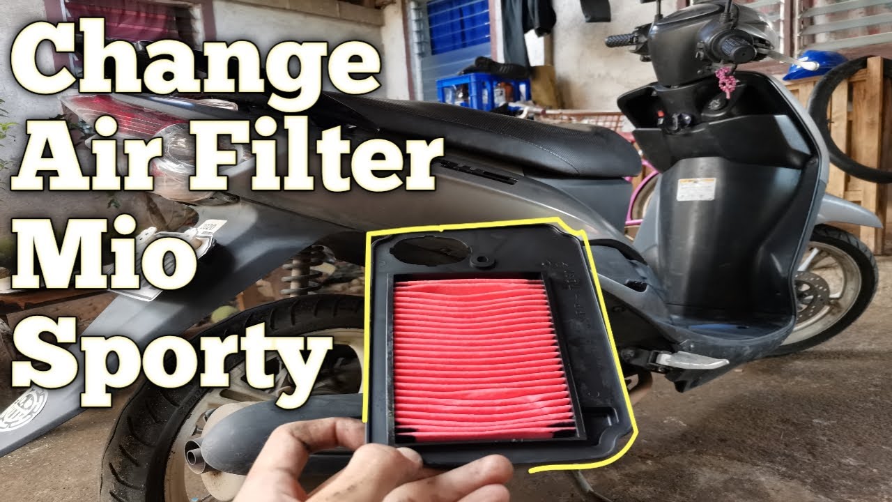 How to change Air Filter | Mio Sporty | Quick tutorial