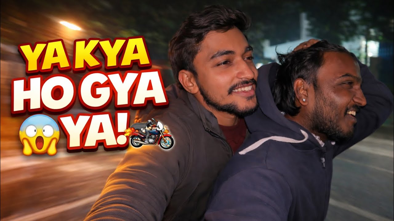 Ya Kya Ho Gya Ya 😂 Dosto Ki Sabse Crazy Ride || funny video || 2 rider 😂 #comedy #comedyrider #vlog 