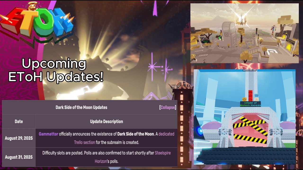 All Upcoming EToH Updates [OUTDATED]