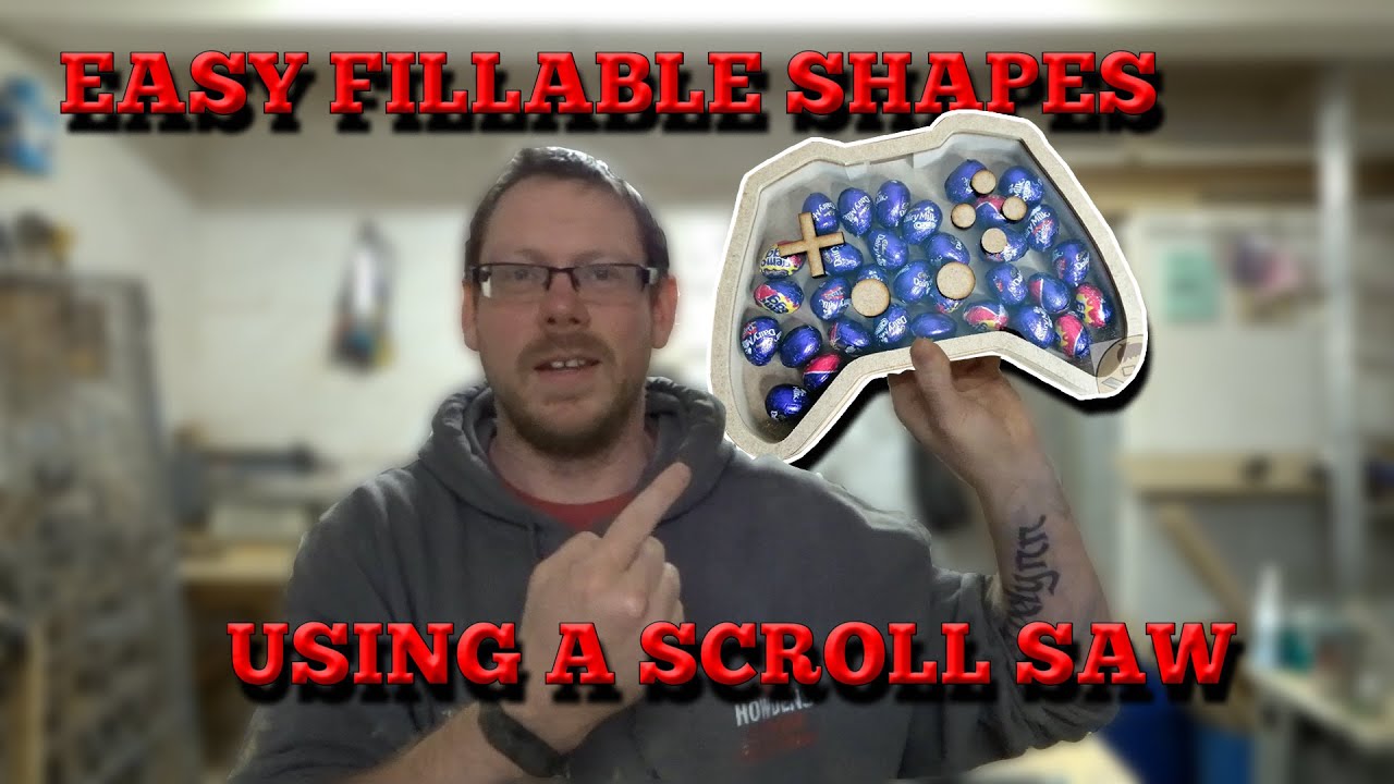 Making Fillable shapes on the scroll saw