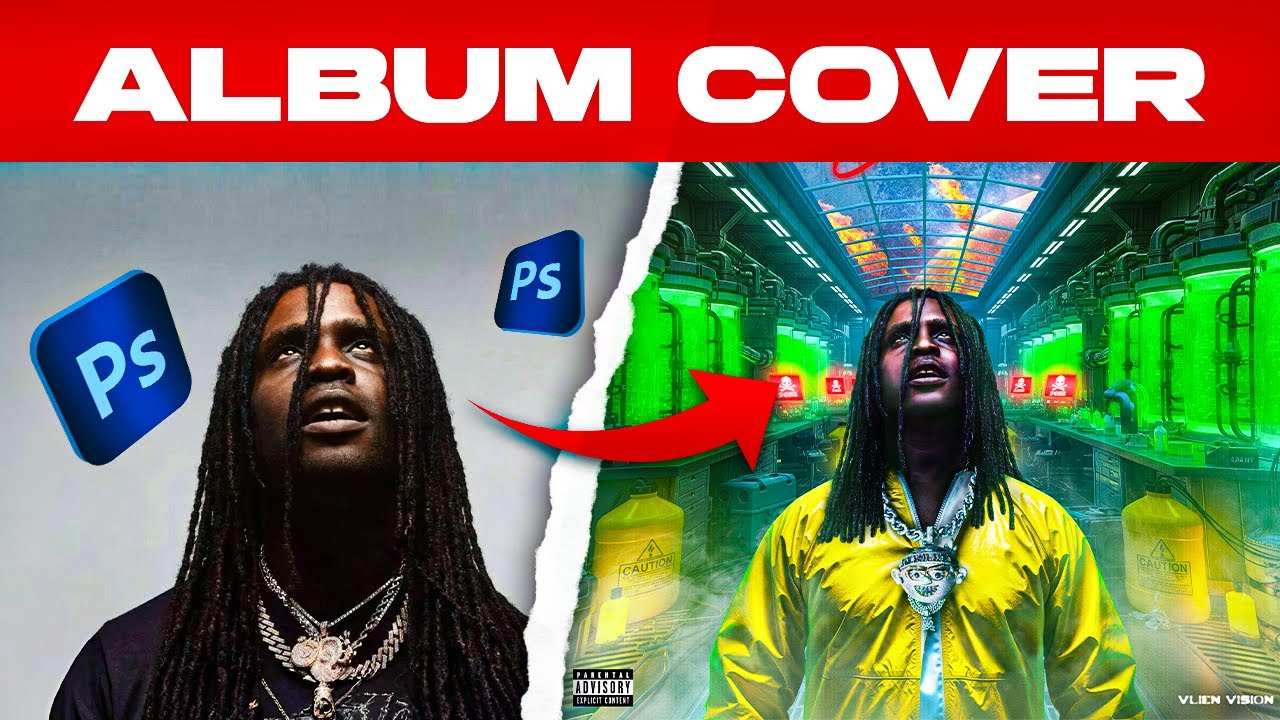 How to Make Clean Trap Cover Art in Photoshop | Speed Art