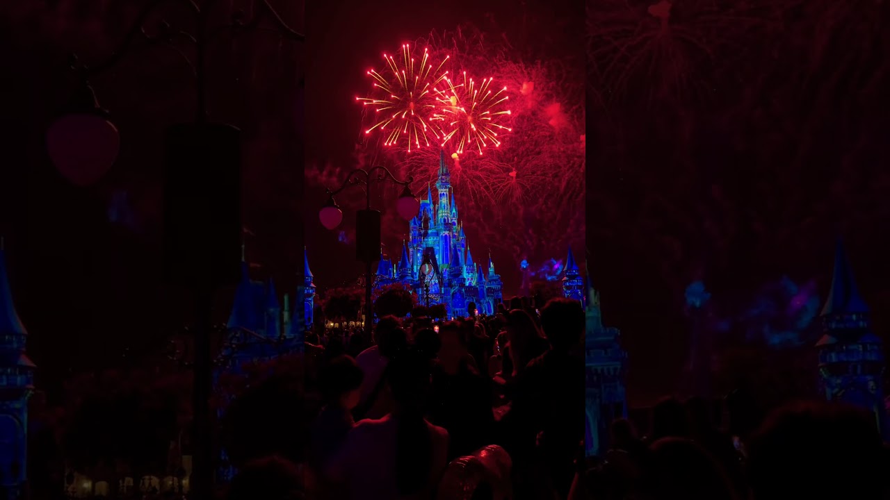 Disney World Fireworks Display 2025