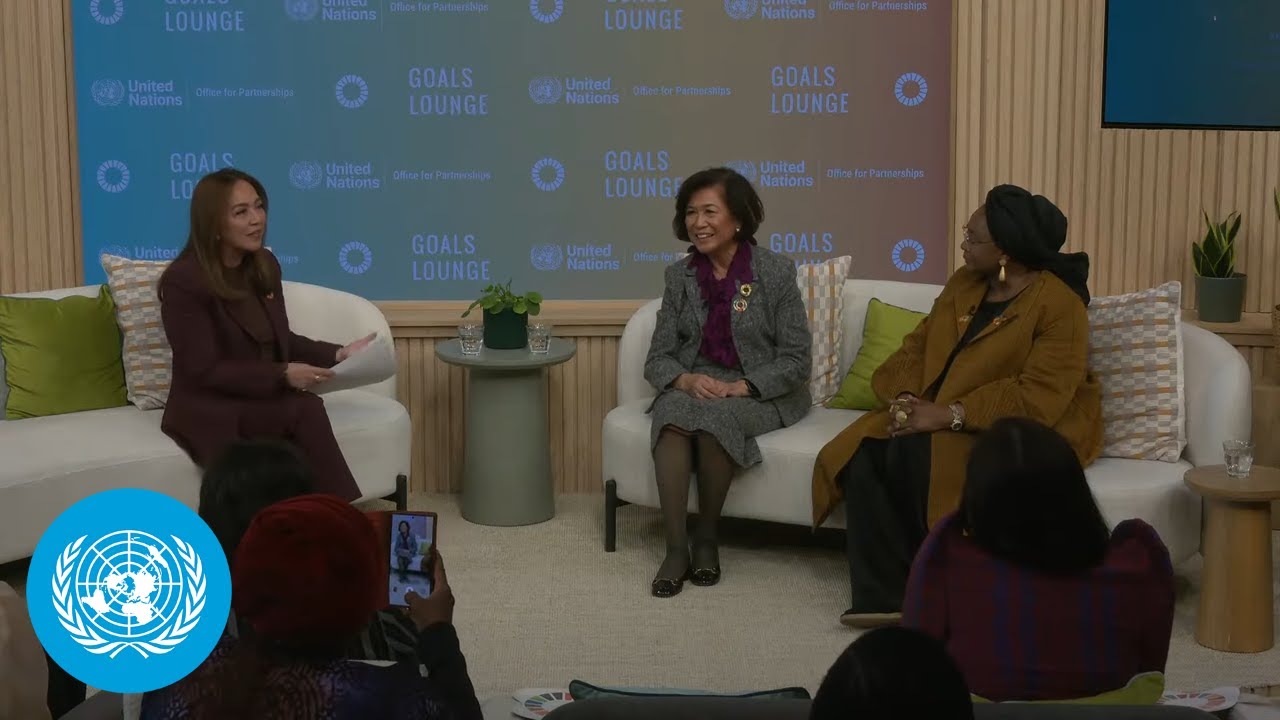 Staying at the Table: Women Leading Through Change | Goals Lounge| United Nations