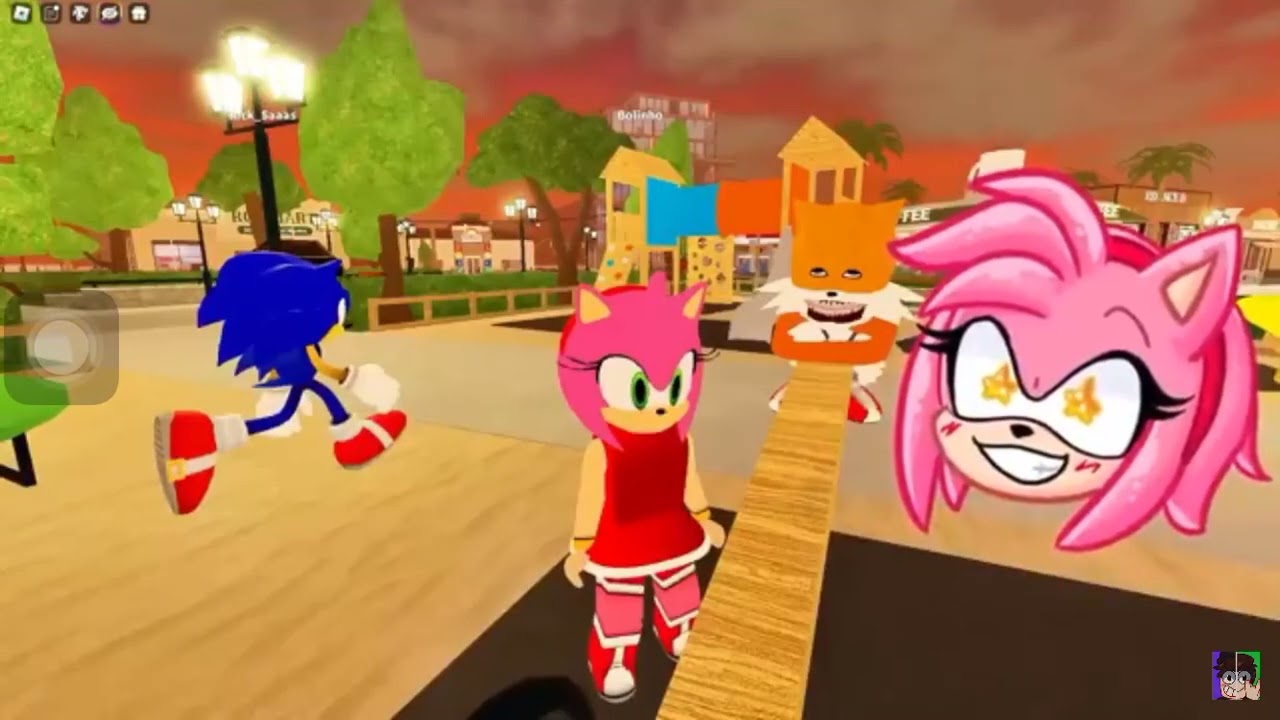 Sonic E Amy tiveram filhos e deu treta no parquinho/ft.