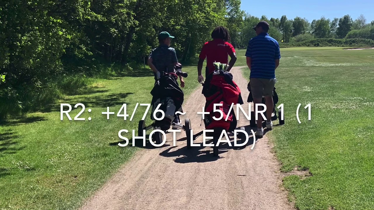 Emil Kjeldsen playing well at The DGU Elite Tour || Drenge (U22)⛳️