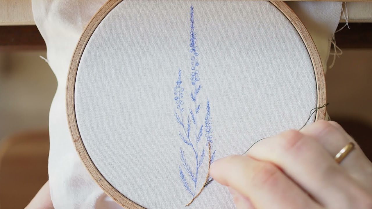 Jak wyhaftować wrzos?