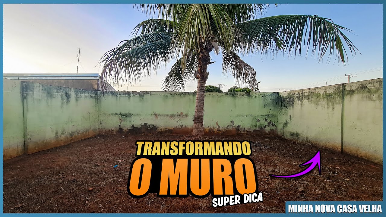 PINTANDO MURO VELHO, DESCASCADO E MOFADO [RESULTADO INACREDITÁVEL] - Minha Nova Casa Velha