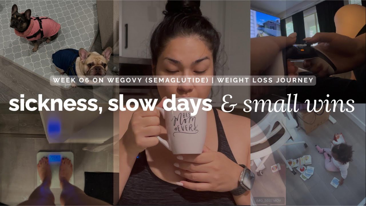 Wk 06 Sickness, Slow Days & Small Wins - Wegovy (Semaglutide) | Weight Loss Journey