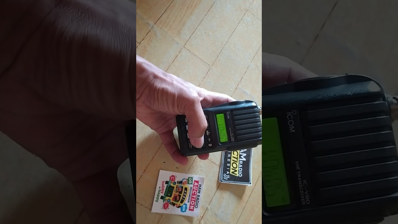 Cara cek HT Icom V80 Asli atau Palsu tanpa membuka batrey atau bautnya.