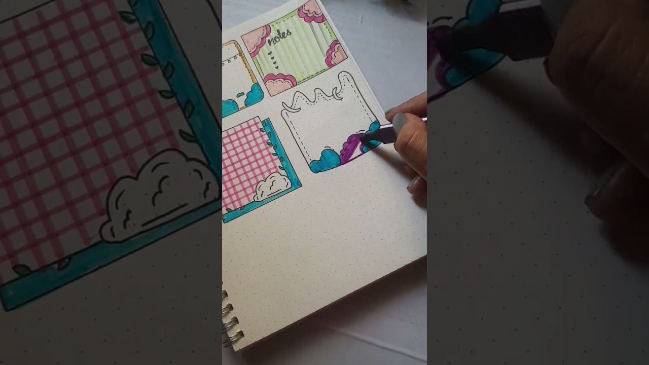 Paper notes box idea  🌈💜🩵 | School project 😍 