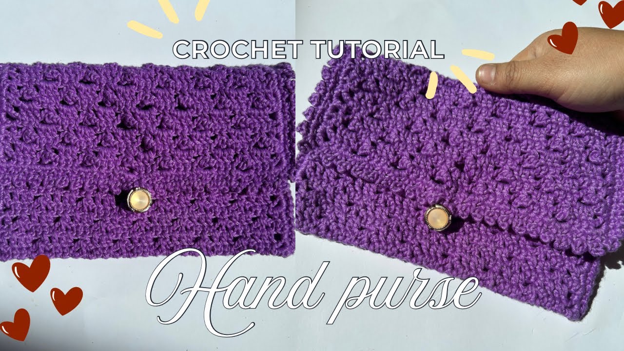 Crochet this to gift | new beautiful Hand Purse Tutorial, beginner friendly. 