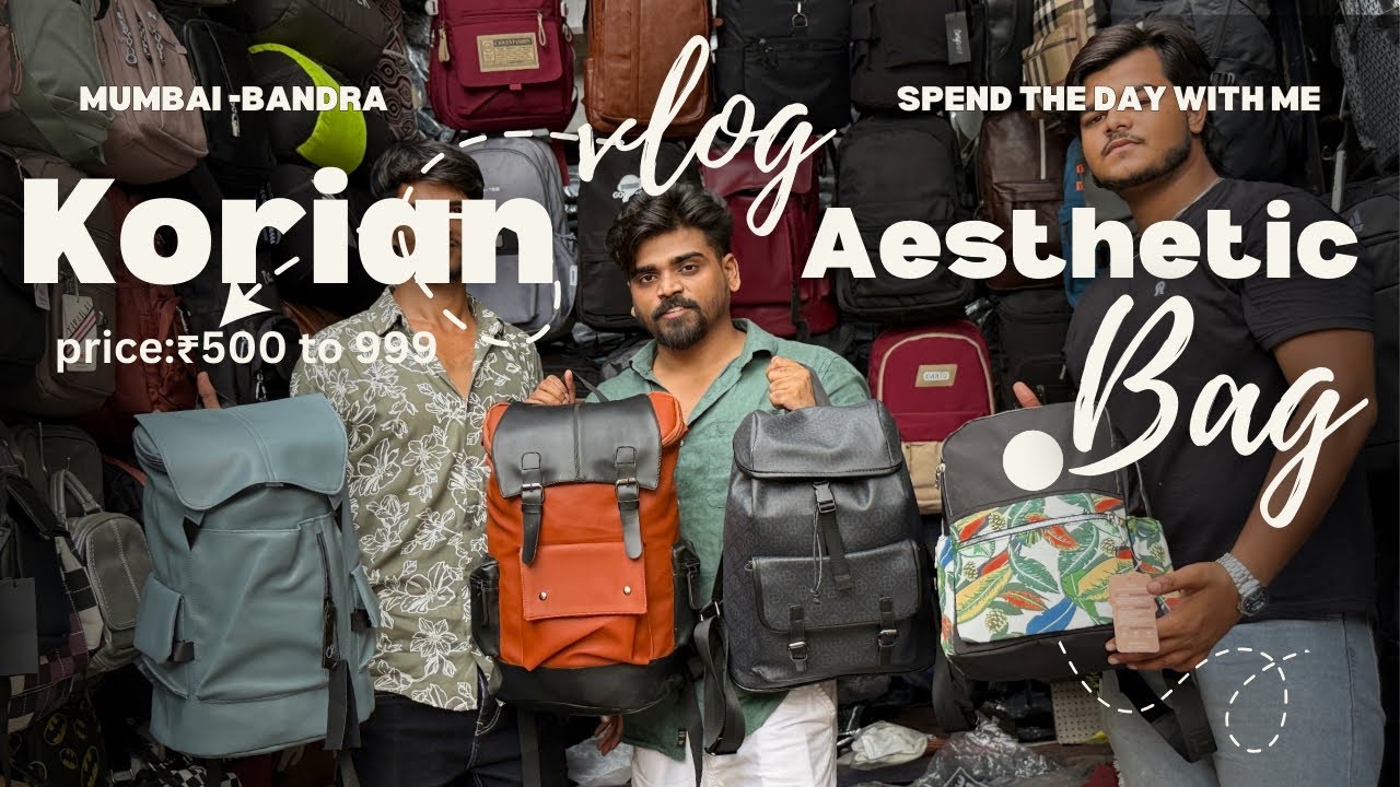 Exploring Aesthetic Korean Bags in Bandra | Hidden Gems in Mumbai 🇰🇷👜