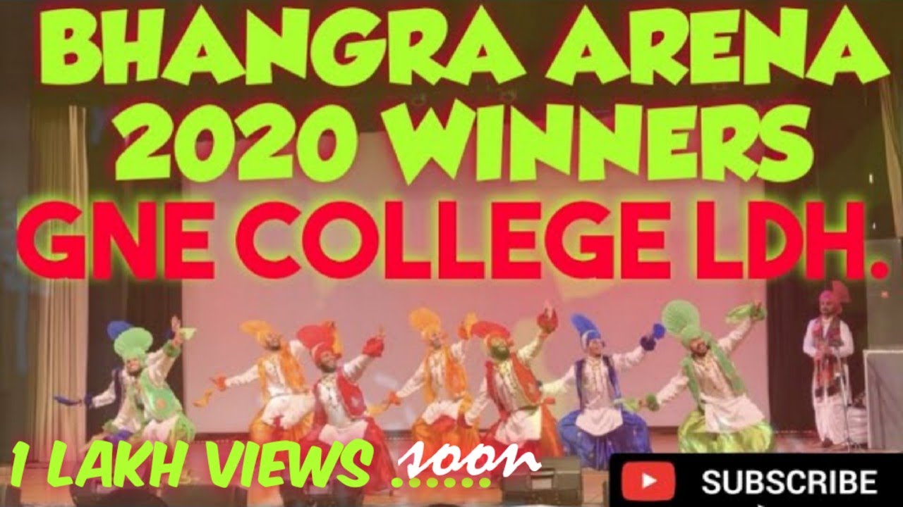 GNE LUDHIANA at BHANGRA ARENA 2020 || LIVE CATEGORY 1st Place ||
