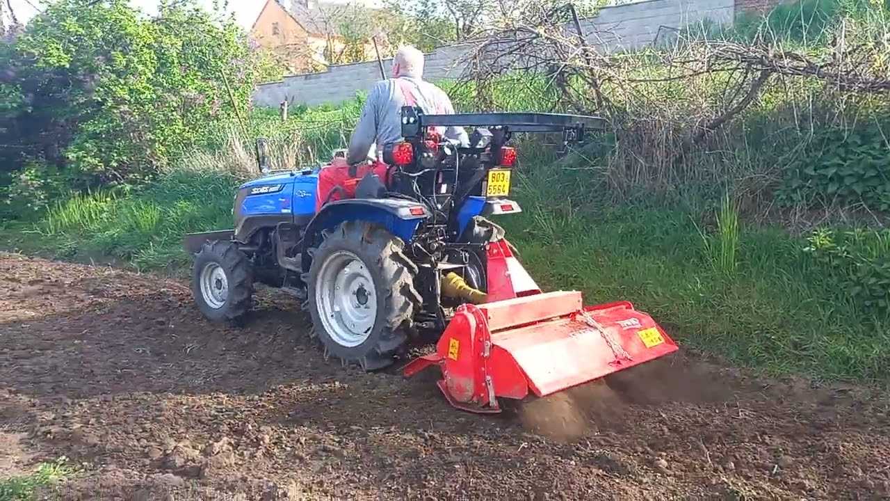 Traktor Solis 26 , převodovka 6+2, rotavátor TL 125 TACO AGRI