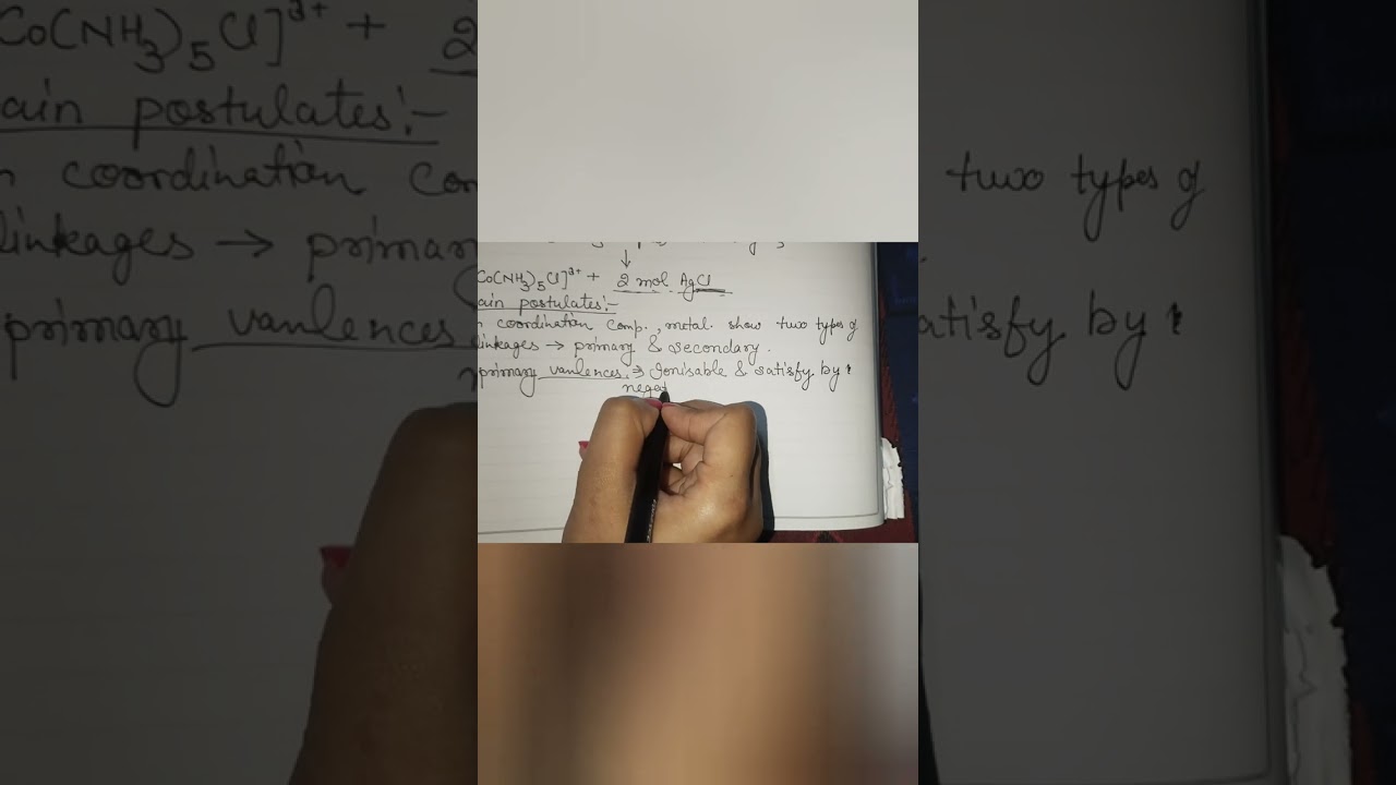 Werner's theory of coordination compound 