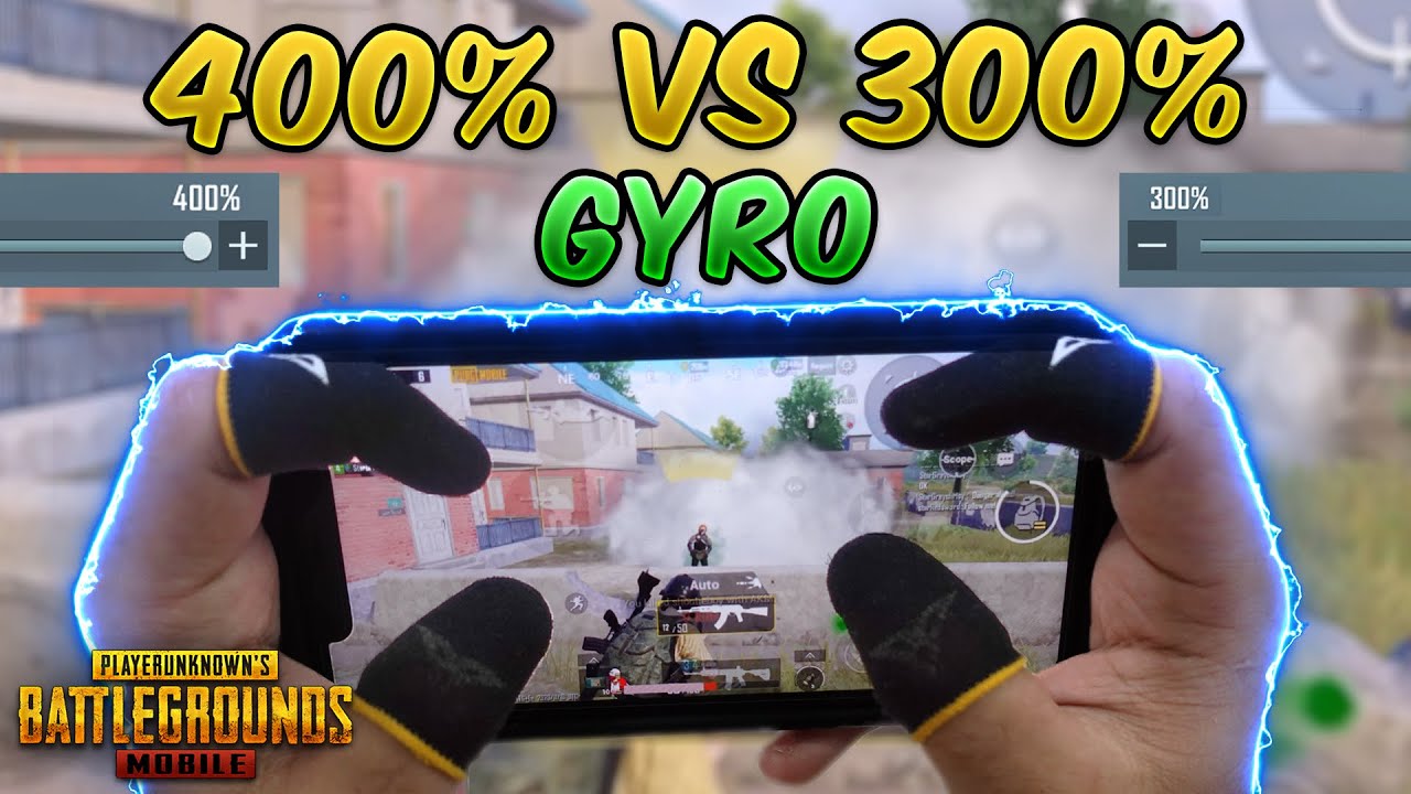 Чувствительность гироскопа 400% против 300% (PUBG MOBILE) стоит ли переключаться с 300% на 400%?