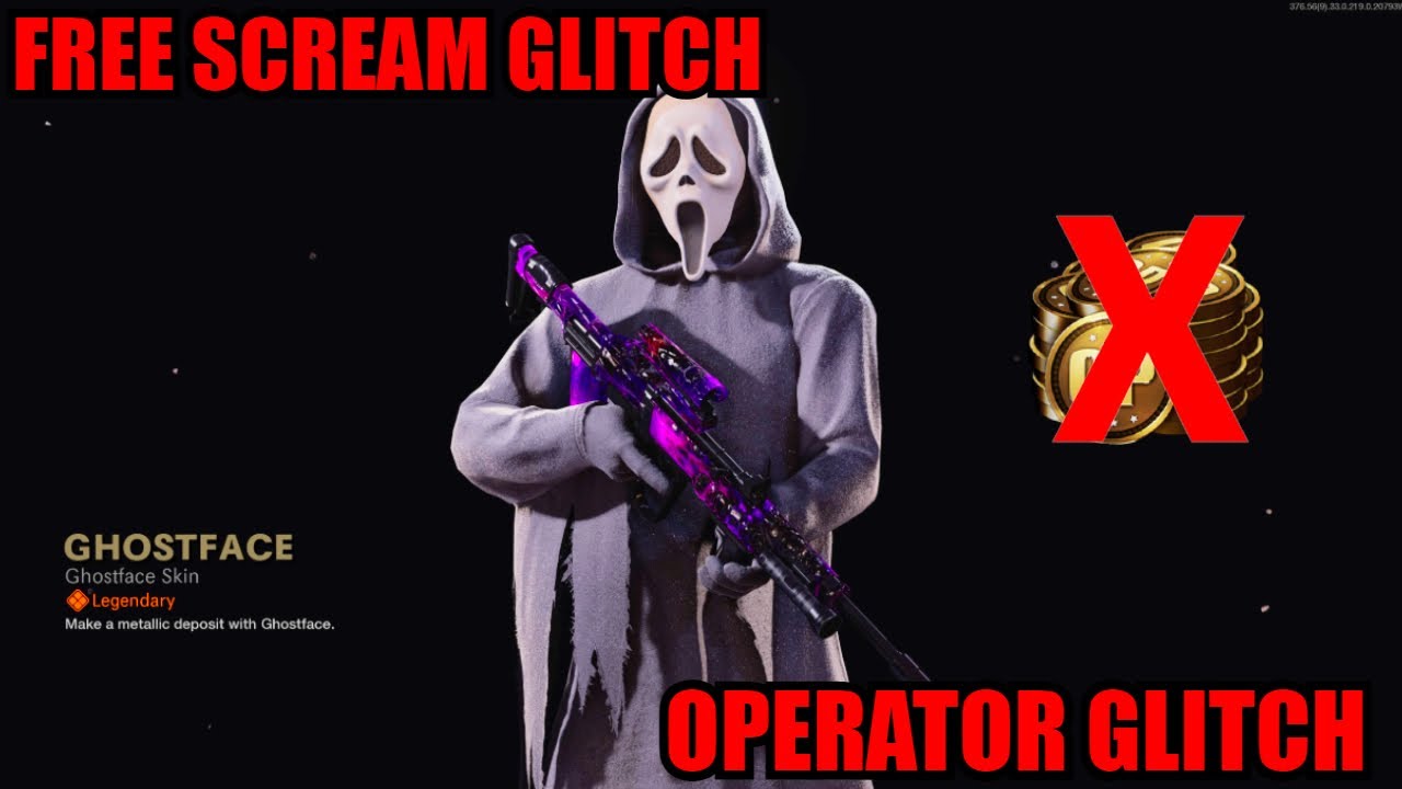 COLD WAR FREE SCREAM GLITCH! WARZONE OPERATOR GLITCH! COLD WAR GLITCHES! WARZONE GLITCHES!