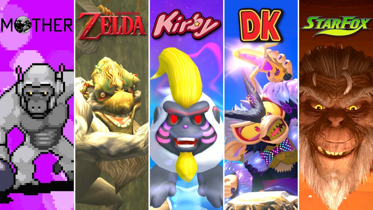 Evolution of Monkey Bosses in Nintendo Games (1981 - 2026)