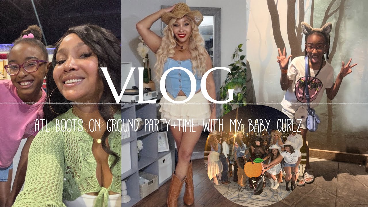 VLOG| BOOTS ON THE GROUND BDAY PARTY+ TRIP FOR JB'S BDAY
