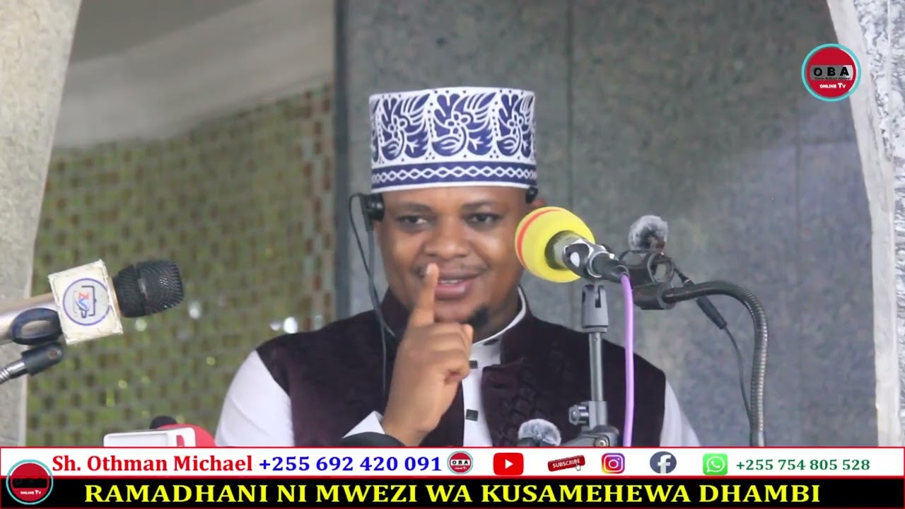 Ramadhani ni Mwezi wa kusamehewa #Dhambi. Sh. Othman Michael 