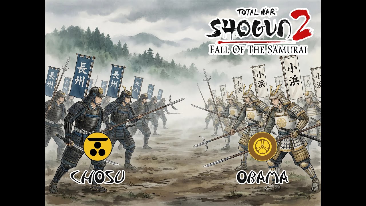 SHOGUN TOTAL WAR 2: Desenterrando las estrategias olvidadas de Chosu contra el clan Obama.