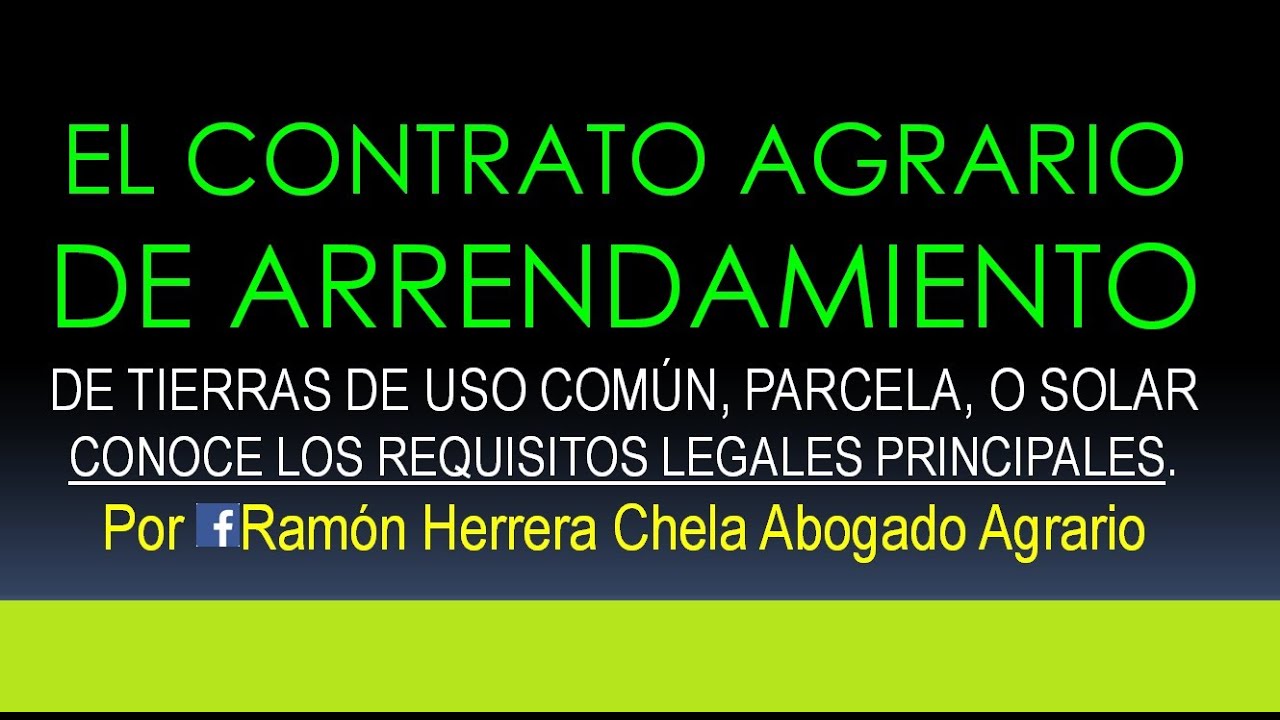 CONTRATO DE ARRENDAMIENTO