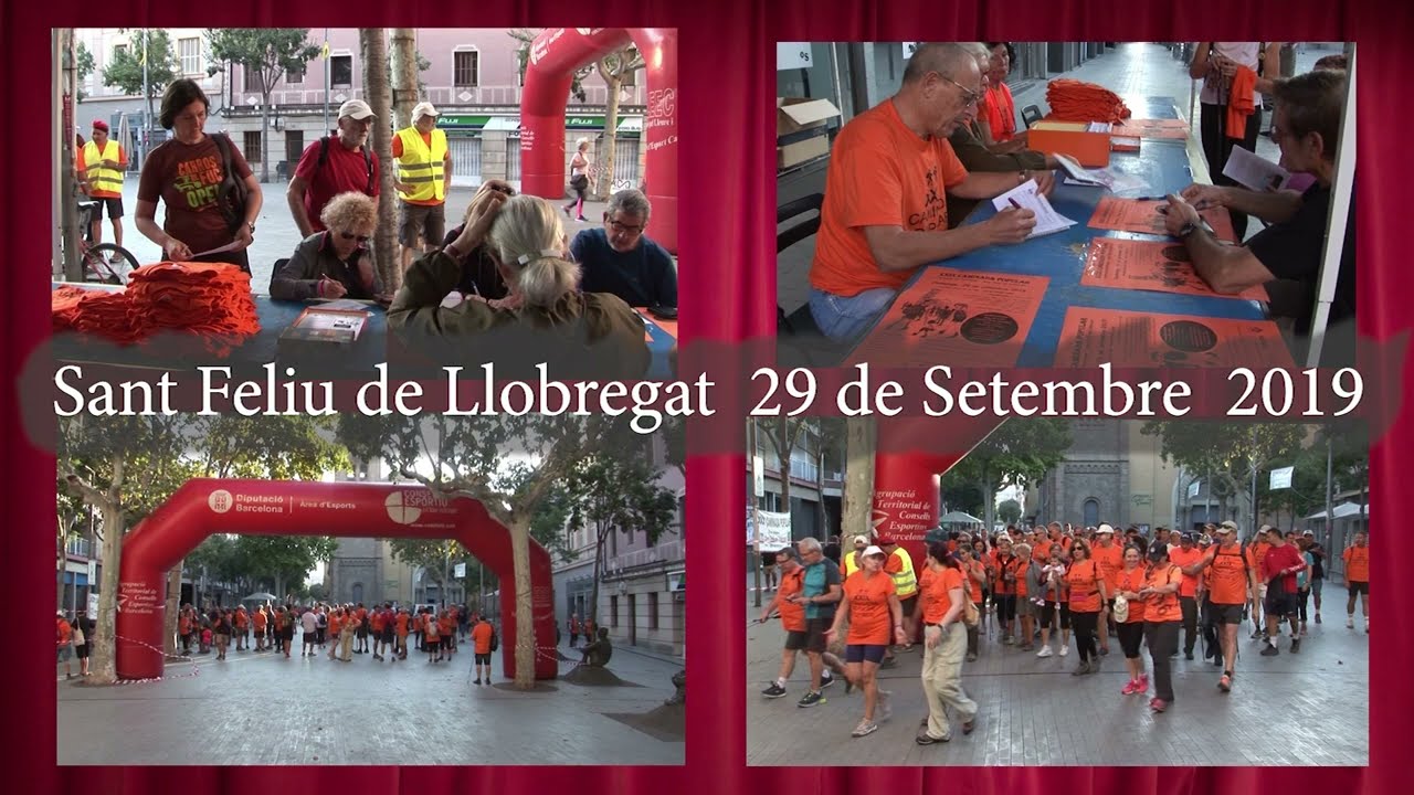Caminada popular  2019  (AESL)  Sant Feliu de Llobregat. FDFVIDEO