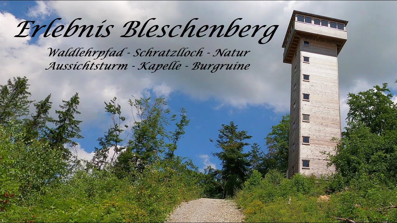 Erlebnis Bleschenberg. Waldlehrpfad, Aussichtsturm, mysteriöses Schrazlloch und vieles mehr.