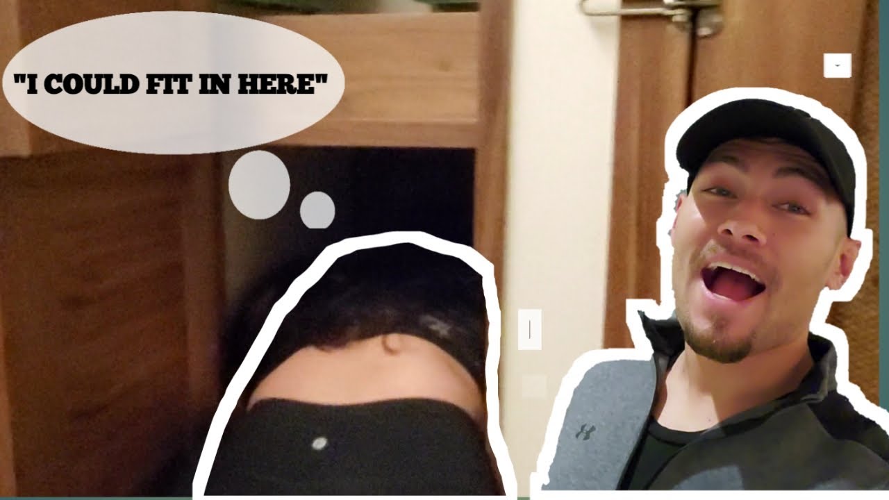 She Got Stuck in this Little Door!