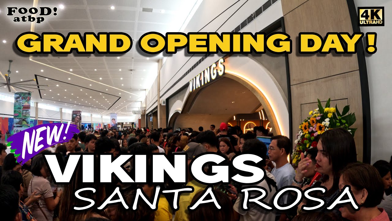 4K || THE NEWEST VIKINGS at SM Santa Rosa! ||  Opening Day || Tour & walk-around ||  July 1, 2025