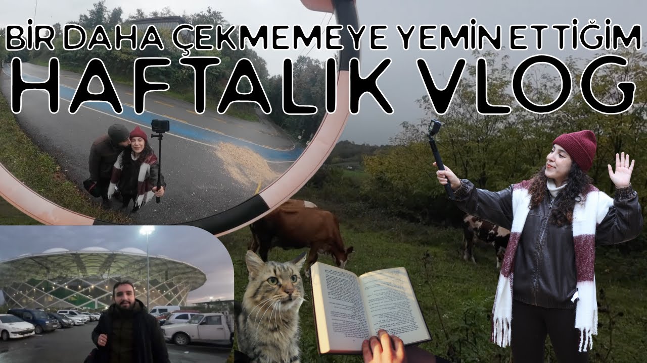 İlk ve son haftalık vlogum: Kitap kulübü, speaking club, orman banyosu, Sakaryaspor maçı