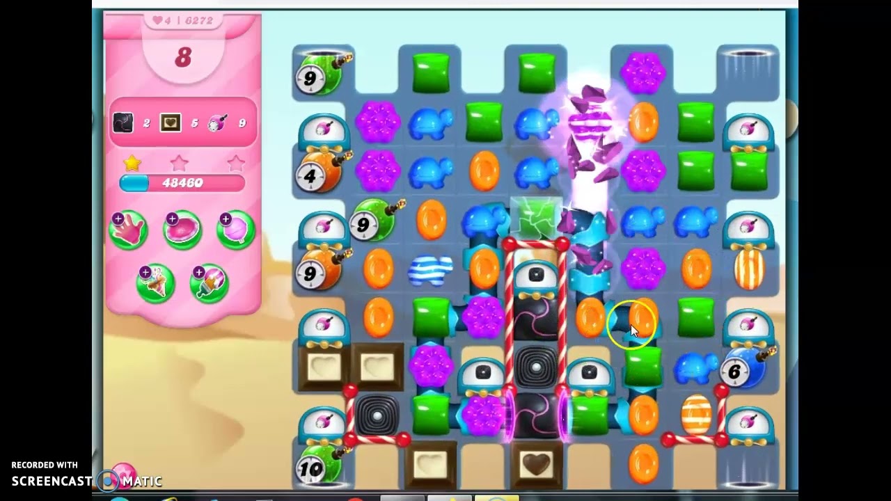 Candy Crush Saga Level 6272 No Boosters