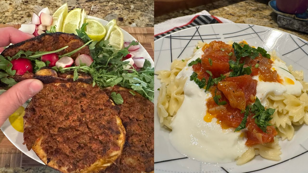 “American Style” Lahmacun, Simple Sauce Pasta & Chores!
