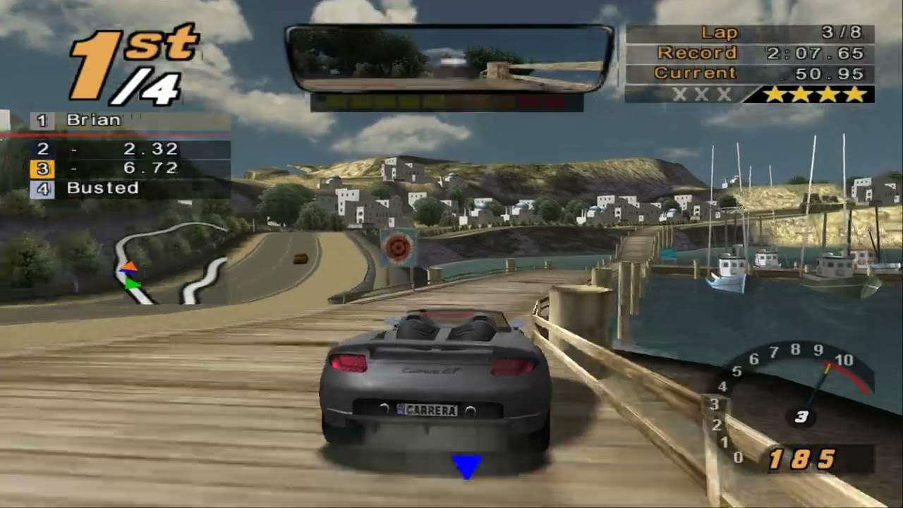 Need for Speed: Hot Pursuit 2, 8 Laps Calypso Coast II - Porsche Carrera GT