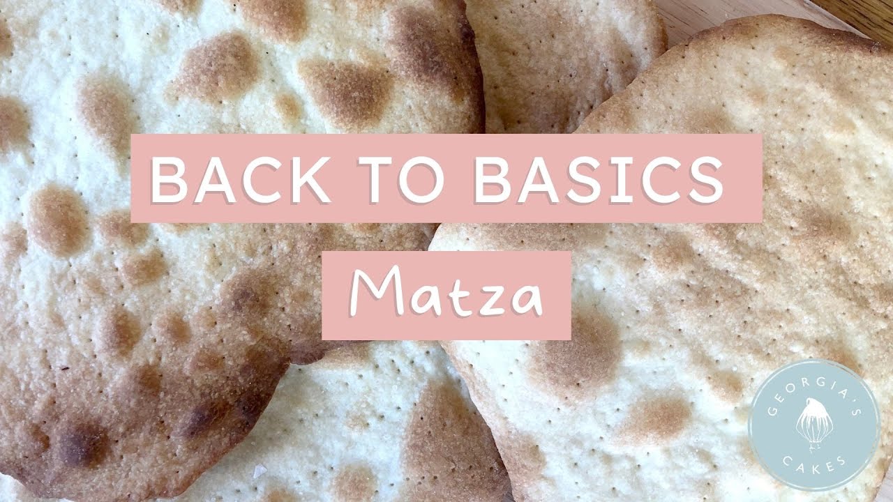 Back to Basics: Homemade MATZAH for Passover! | Georgia's Cakes