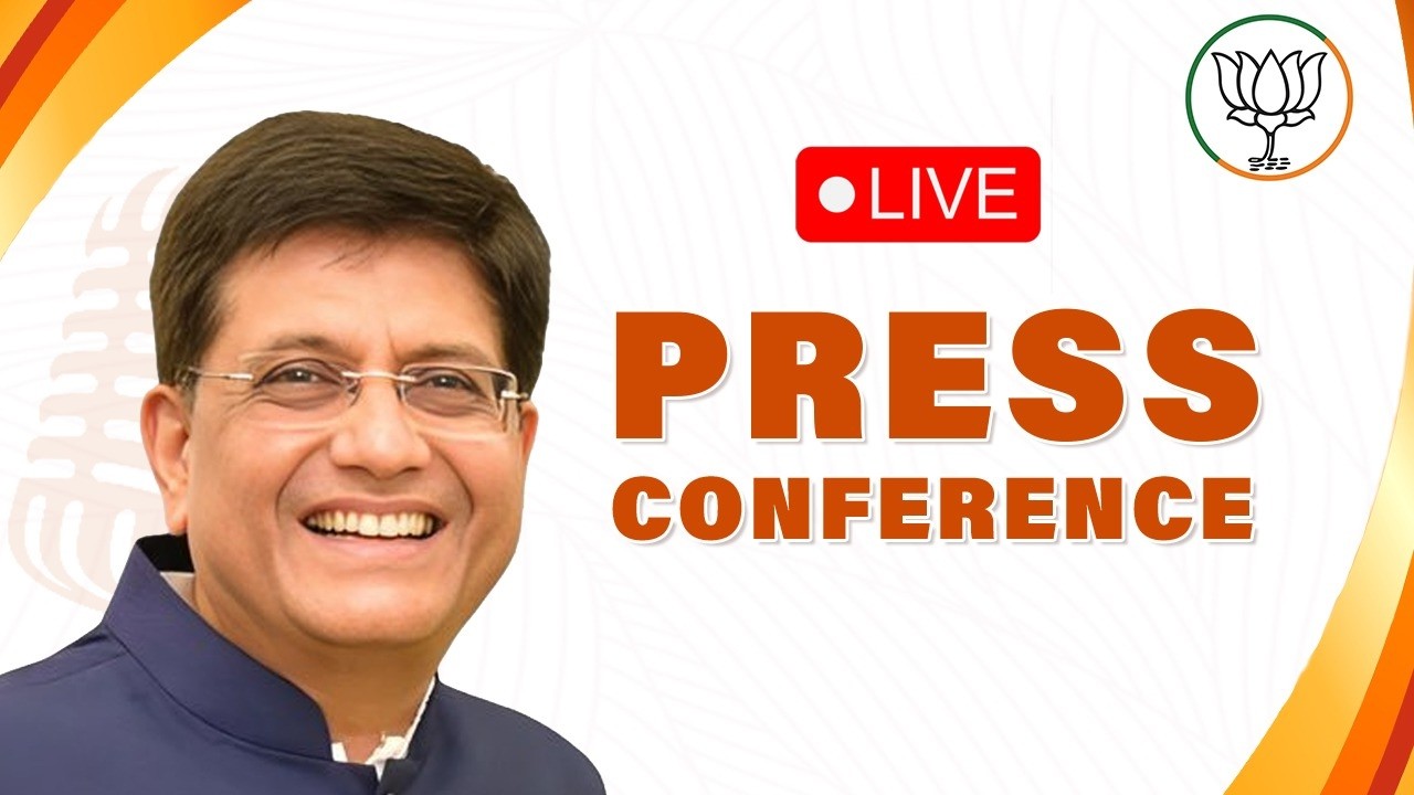 Watch LIVE: Press Conference by Union Minister Shri Piyush Goyal at BJP Headquarters in New Delhi.