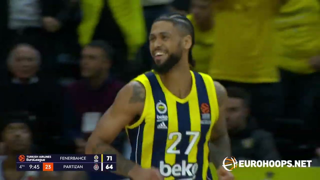 Tyler Dorsey (season-high 24 points) 🎯 Fenerbahce - Partizan 91-76