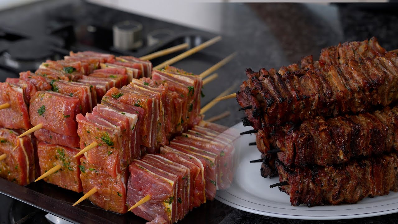 Forma de hacer PINCHOS o BROCHETAS que no conocias / recetas para toda ocasion