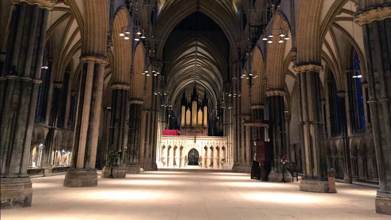 Careless Whisper by George Michael playing in a empty cathedral
