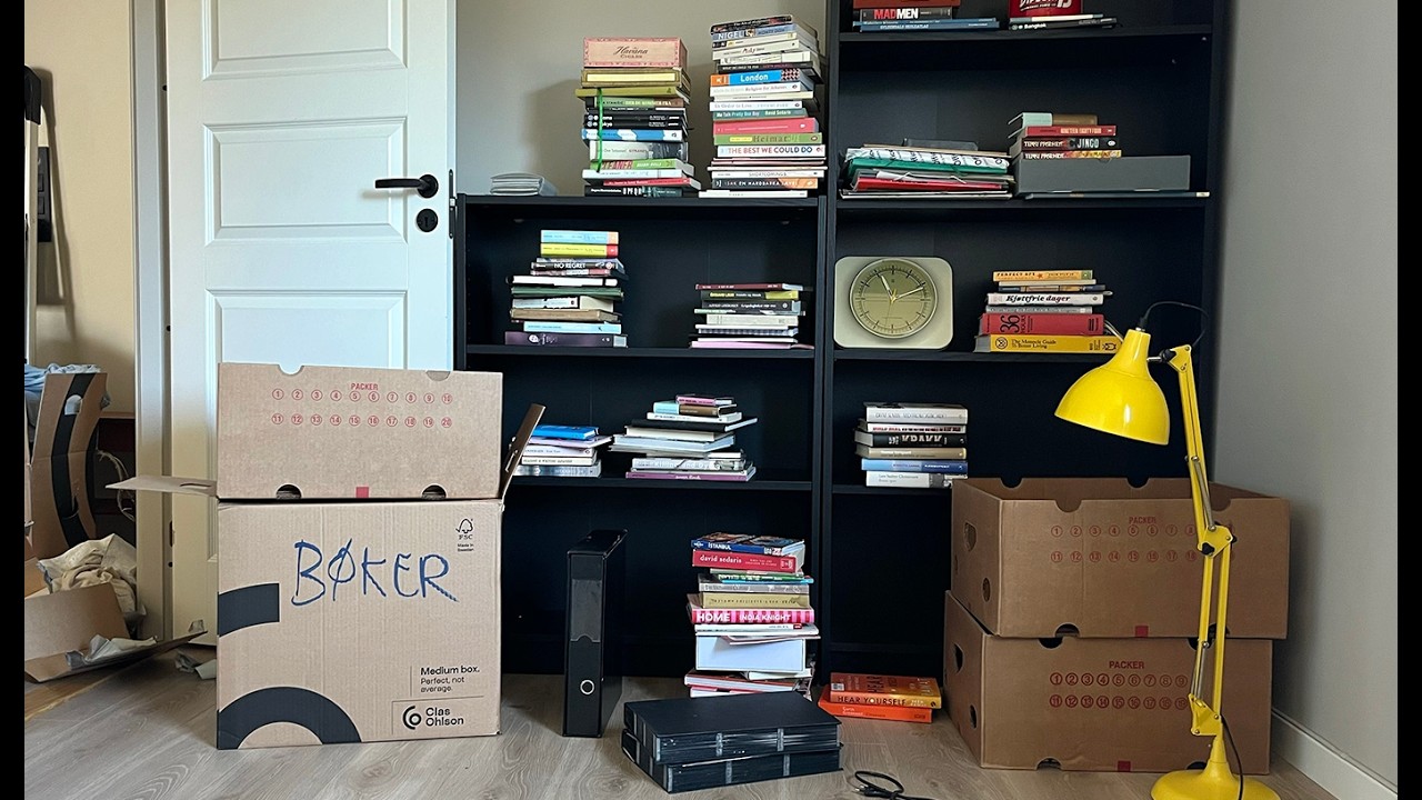 Creating a new mini library (room makeover)  / Slow living vlog Oslo