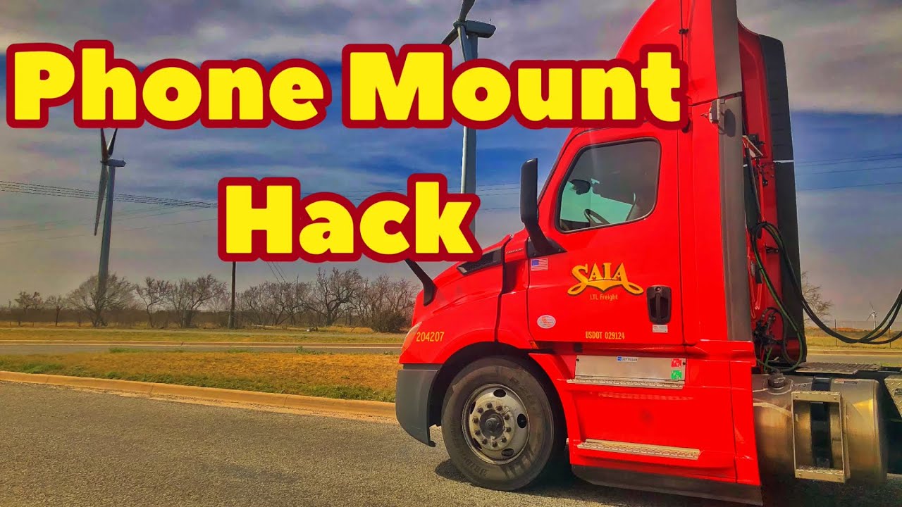 TRUCKING | Phone Mount Hack