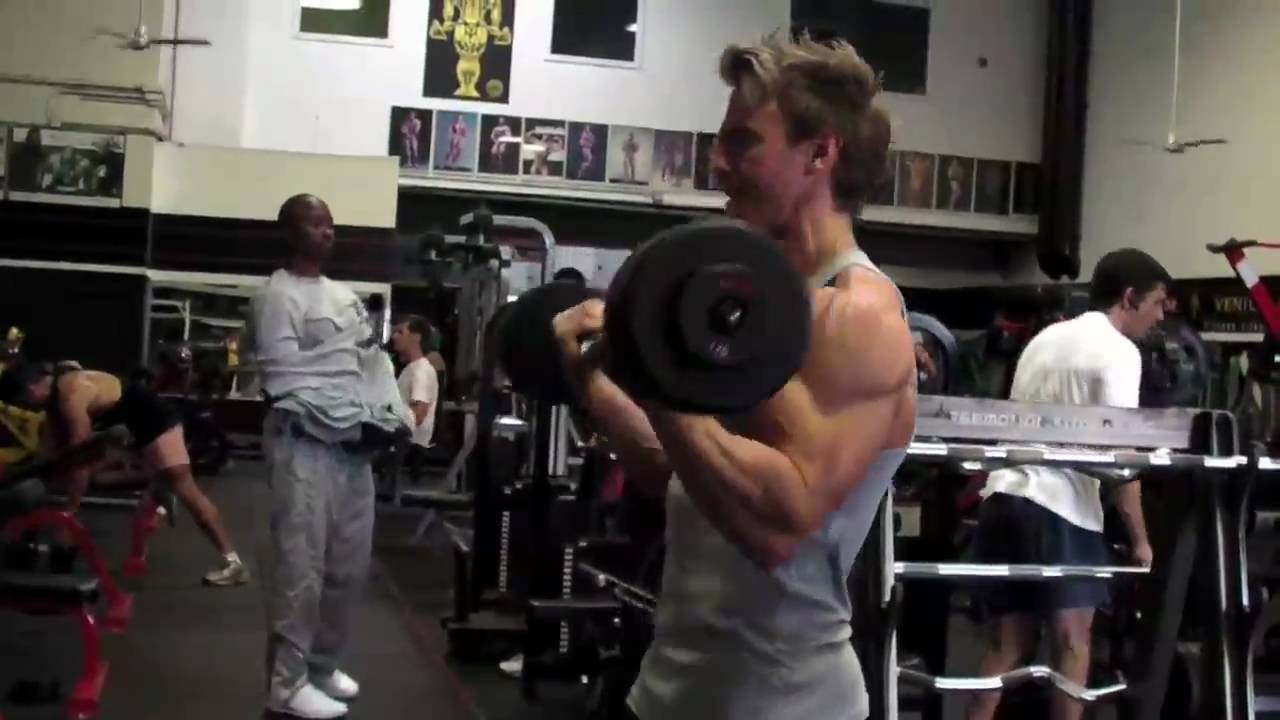 WBFF World Fitness Model Championships Video Blog. Video #12: Back&Biceps @ Gold's Gym, Venice